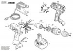 Bosch 0 603 943 420 Psr 14,4 Ve-2 Cordless Screw Driver 14.4 V / Eu Spare Parts